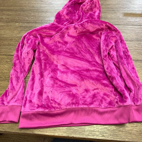 Adidas Fleece Hoodie Girls Size Large - Picture 3 of 3